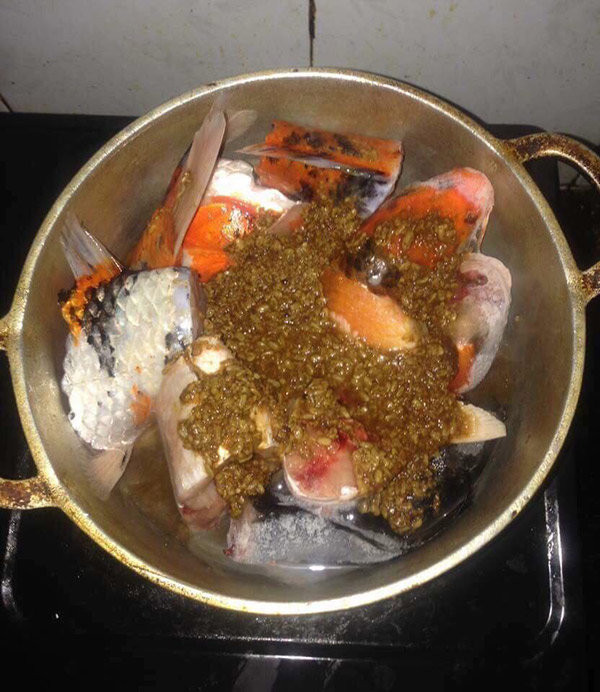 Sau khi bài viết về việc nấu súp cá Koi được đăng tải trên mạng xã hội, ngay lập tức vấp phải sự chỉ trích của cư dân mạng.