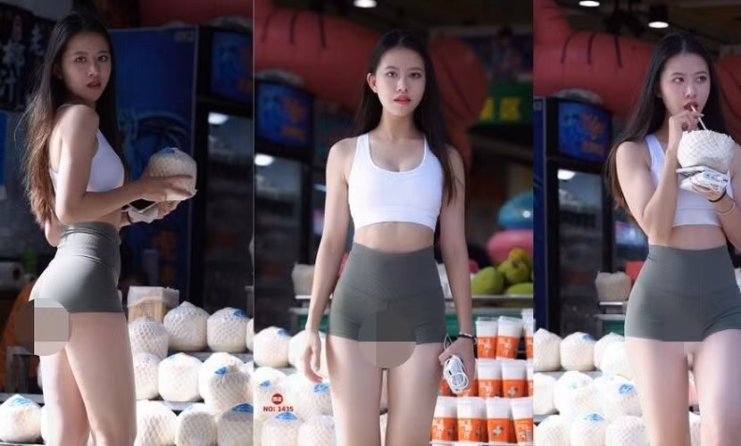 Không khó để nghe thấy có những câu nói chỉ trích cách ăn mặc của người phụ nữ này. Họ cho rằng, khi tới trường đón con không nên ăn mặc như vậy.