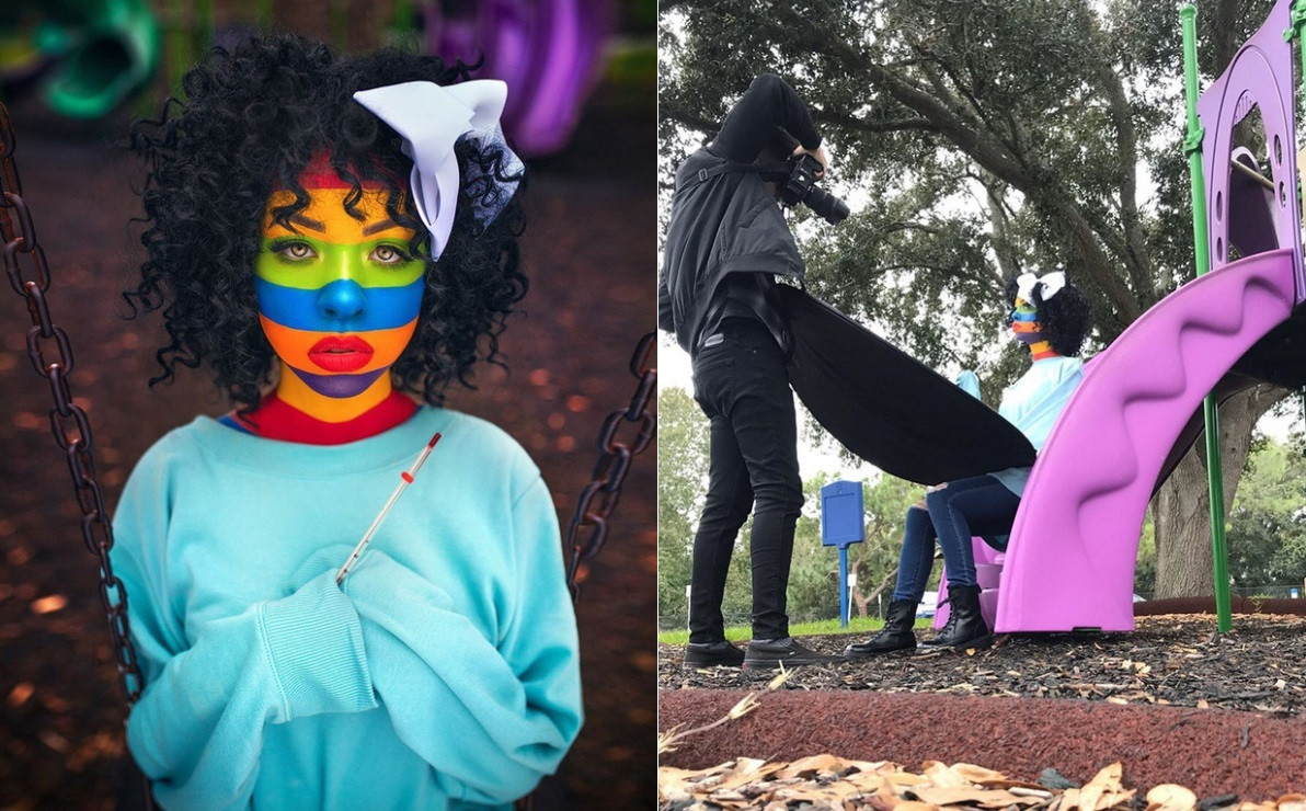 Ý tưởng từ những gam màu vui nhộn từ công viên.