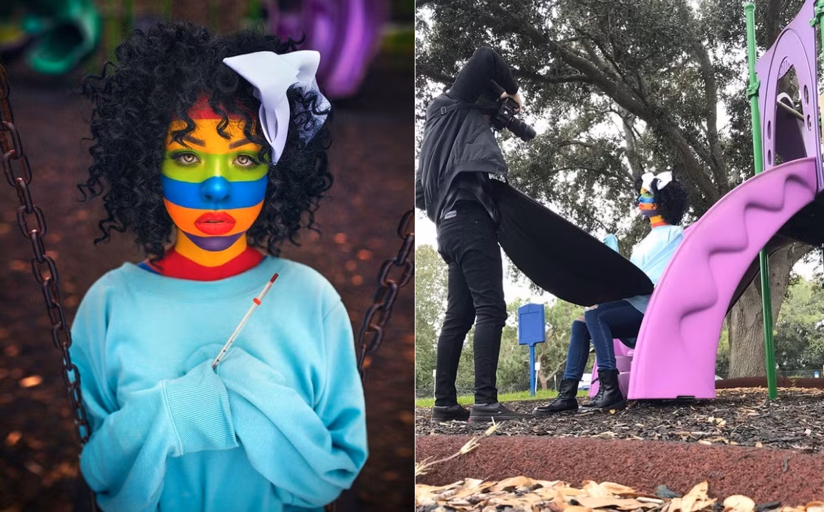 Ý tưởng từ những gam màu vui nhộn từ công viên.