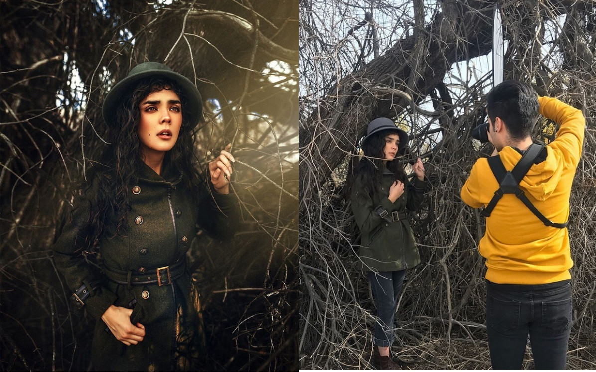 Bụi cây khô làm nên kiệt tác và chỉ cần bạn có một photographer có tâm và người photoshop có tầm.