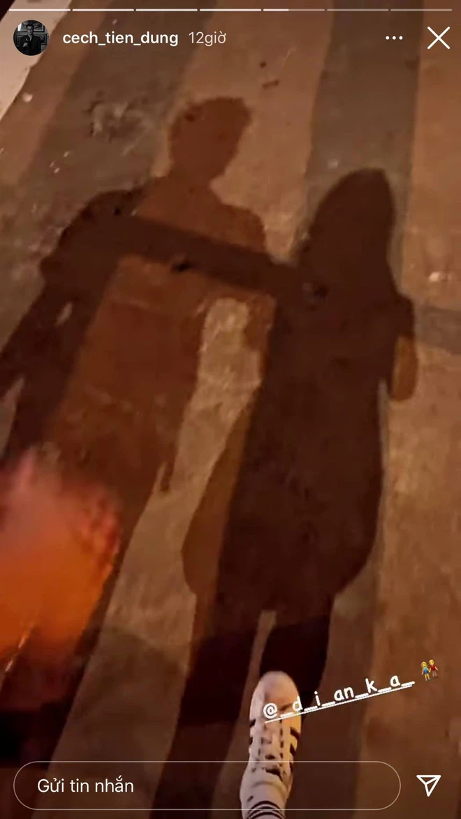 "Dũng gôn" cực chăm khoe bạn gái lên story.