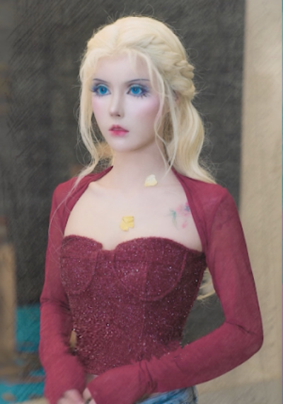 Một video khác cũng ghi lại cảnh Delilah được bạn gắp thức ăn cho liên tục nhưng cô nàng chỉ toàn tránh né. Nhiều người cho rằng miếng thịt quá to nên cô nàng mới không thể mở được miệng, sợ sẽ ảnh hưởng đến gương mặt "chúm chím" của mình.