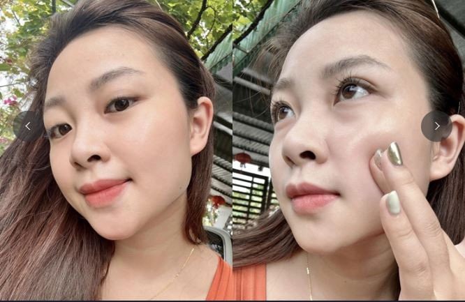 Đặc biệt, Nhật Linh rất chăm chút cho làn da. Cô thường xuyên dùng skincare kỹ lưỡng và cung cấp đủ nước cho cơ thể.