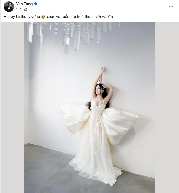 Lời chúc trên chắc chắn chỉ là một màn đùa vui thường thấy của hai vợ chồng Mai Dora.