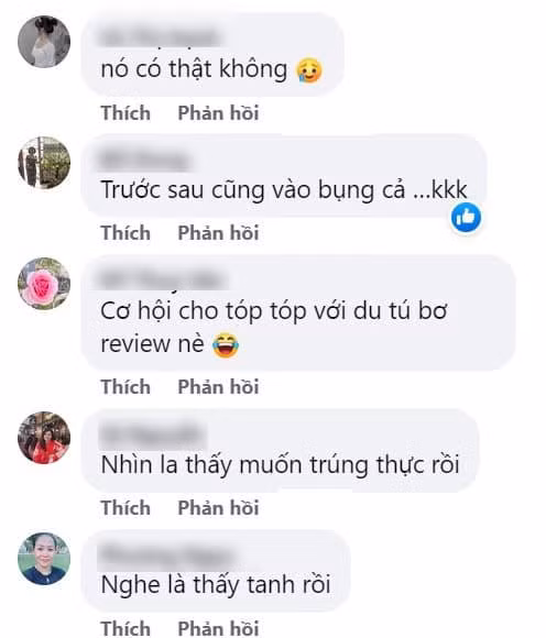 Một số bình luận dưới bài viết về trend trà sữa hột vịt lộn.