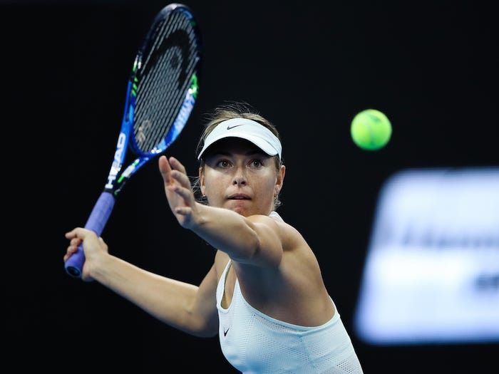 Tổng cộng, "hot girl" làng quần vợt Maria Sharapova đã 36 lần được vinh danh tại các giải đấu Tour Singles.