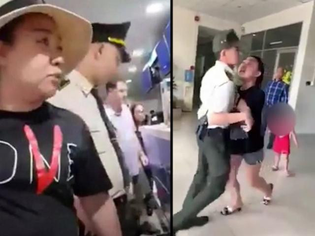 Sau khi qua cửa an ninh, bà Hiền làm mất thẻ máy bay nên quay lại quầy check-in lớn tiếng đòi lại với những lời thô tục, thóa mạ nhân viên hàng không.
