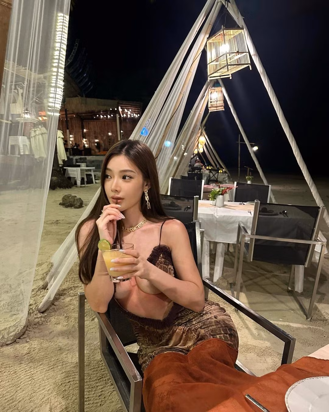 Một số môn thể thao được nữ blogger xinh xắn yêu thích là golf, pilates, kick boxing, gym…