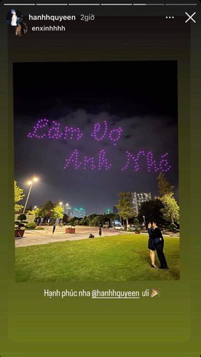 Body thay doi kho tin cua nu MC duoc cau hon bang flycam o Ha Noi