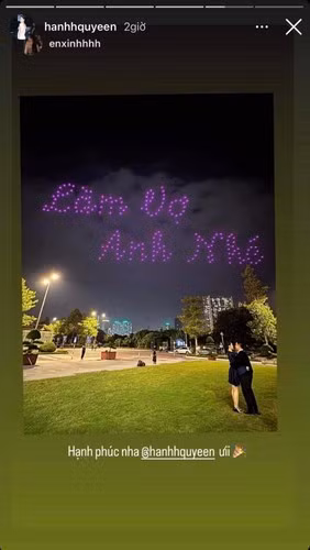 Body thay doi kho tin cua nu MC duoc cau hon bang flycam o Ha Noi