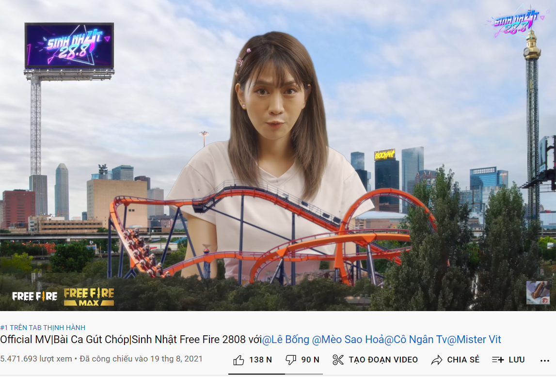 Theo đó, dù bài hát của dàn hot girl TikTok chạm mốc hơn 4 triệu lượt xem nhưng lượt dislike MV đang chiếm hơn một nửa lượt like.