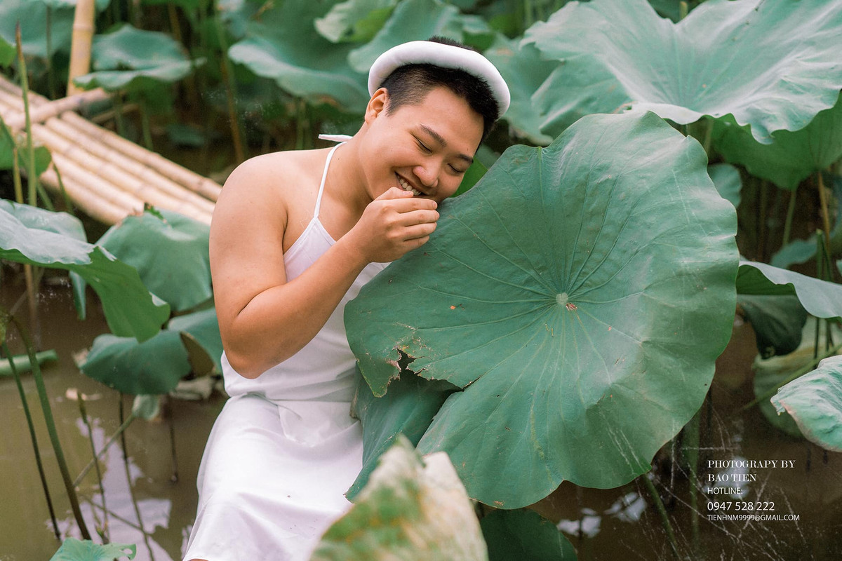 Qua tìm hiểu được biết, bộ ảnh được nhóm bạn trẻ Bảo Tiến ở Phủ Lý (Hà Nam) thực hiện.