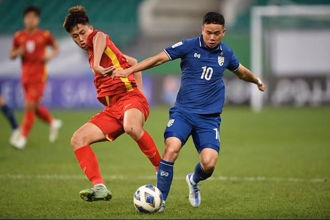 U23 Viet Nam danh roi 3 diem phut bu gio truoc U23 Thai Lan