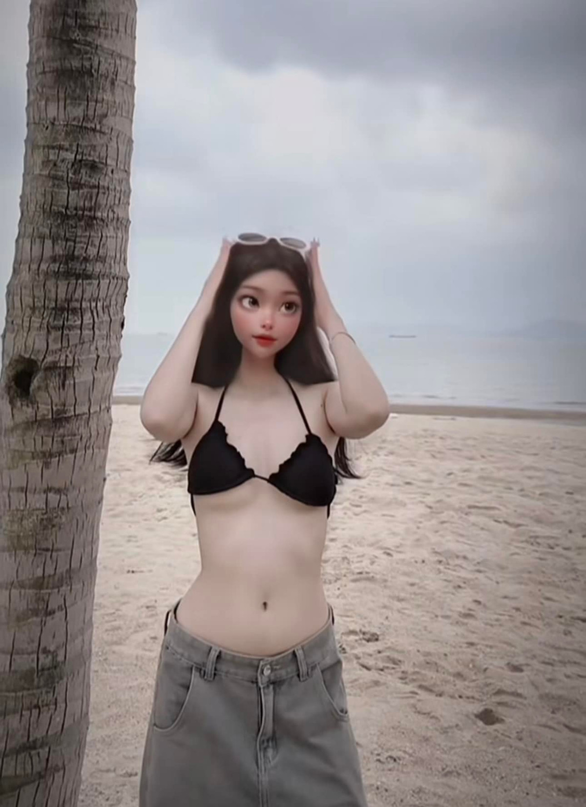 Cô gái được nhận xét là sở hữu nét đẹp dịu dàng, thanh thoát với đôi mắt to tròn và làn da mịn màng.