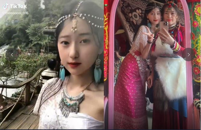 Lan Hương được nhận xét có gương mặt thanh tú, nhiều đường nét tương đồng với Lưu Diệc Phi.