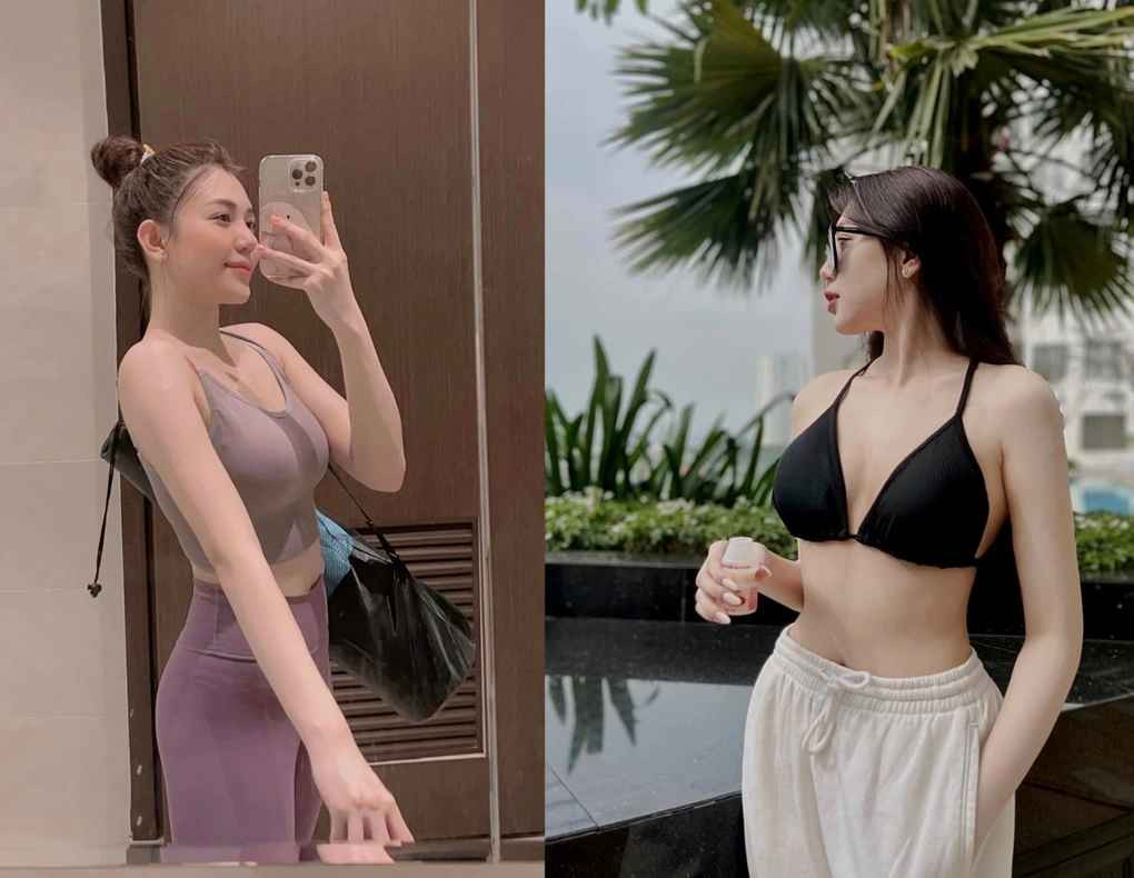 Nhờ lợi thế nhan sắc và vóc dáng chuẩn, Đoan Tâm hiện là người mẫu ảnh, mẫu livestream (phát trực tiếp) cho các nhãn hàng. Bạn gái Phan Tuấn Tài hiện thu hút khoảng 50.000 lượt theo dõi trên mạng xã hội (Ảnh: FBNV).