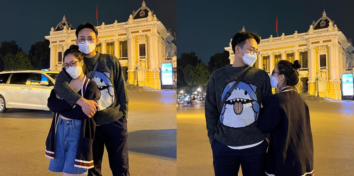 Tuy nhiên, do trong ảnh gái xinh xứ Nghệ và tình mới đều đeo khẩu trang nên dân mạng chưa thể biết rõ bạn trai mới của "cô chủ tiệm nail" là ai.