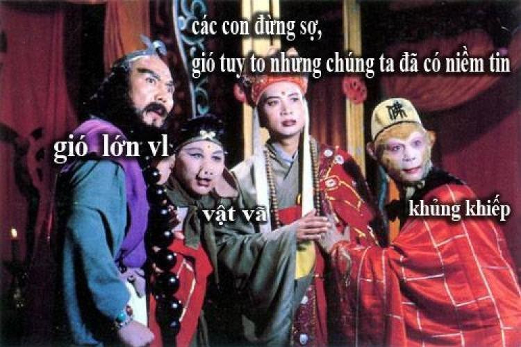 Chứng kiến các cơn mưa giông mùa hè cảm xúc của 4 thầy trò Đường Tăng.