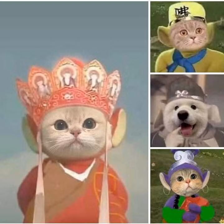 Cùng chung không khí háo hức đó, nhiều bức ảnh chế Tây Du Ký mùa chiếu năm 2021 cũng xuất hiện ngập tràn trên mạng.