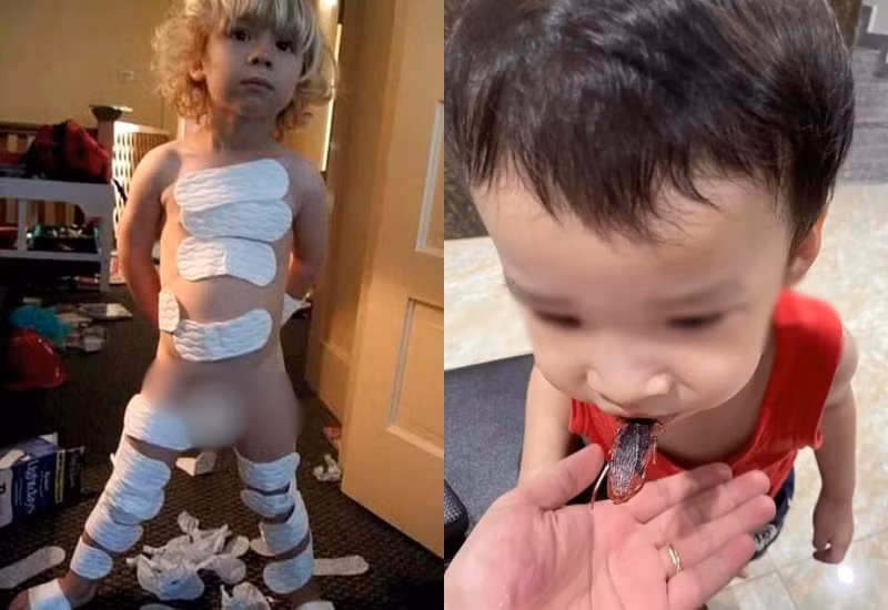 Giai đoạn nghỉ hè ở nhà cùng con, các bố mẹ hẳn cũng "đau đầu nhức óc" vì những trò nghịch ma quái của lũ trẻ bởi chúng không thể ngồi yên một chỗ.