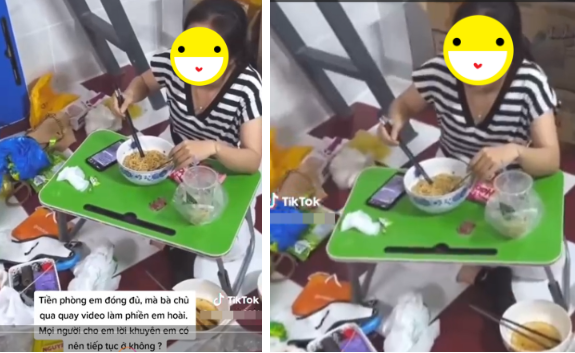 Tuy nhiên về phía nhân vật chính, cô gái cho rằng phòng trọ mình bỏ tiền ra thuê đầy đủ hàng tháng, nên có quyền được sống thoải mái theo tính cách.