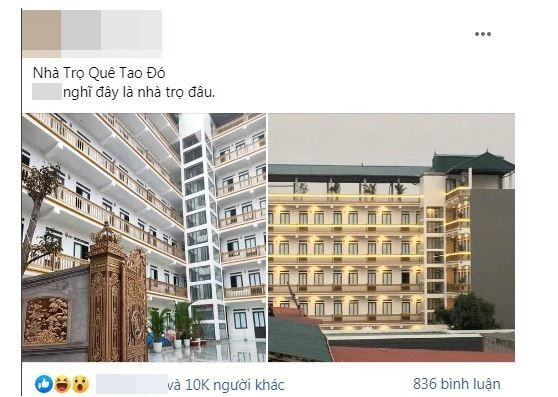 Mới đây trên mạng xã hội, loạt ảnh về khu nhà trọ nhìn bên ngoài đẹp như khách sạn thu hút được sự chú ý của netizen.