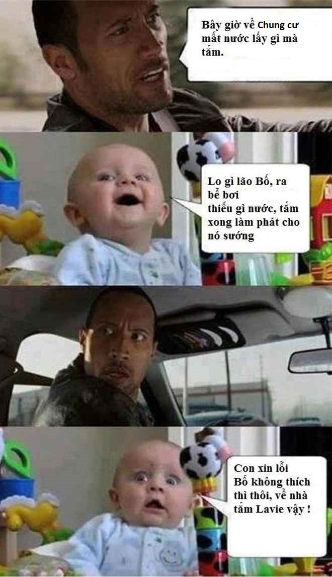 Nếu muốn có nước tắm, cư dân khu chung cư này có thể chọn bể tắm chung hoặc mua nước Lavie.