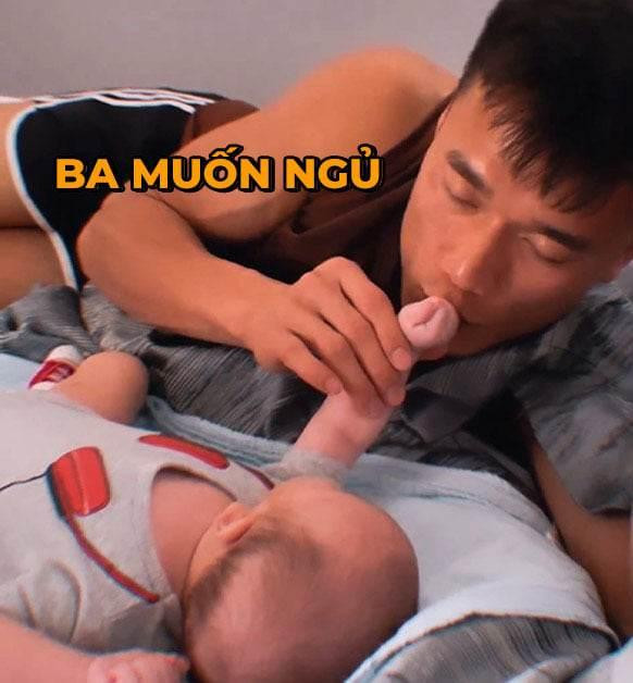 Tính đến nay, cậu nhóc nhà Bùi Tiến Dũng gần 3 tháng tuổi, được chăm sóc như một rich kid nhí.