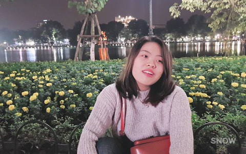 Khi chưa kịp chuẩn bị, anh người yêu đã nhanh tay chụp.