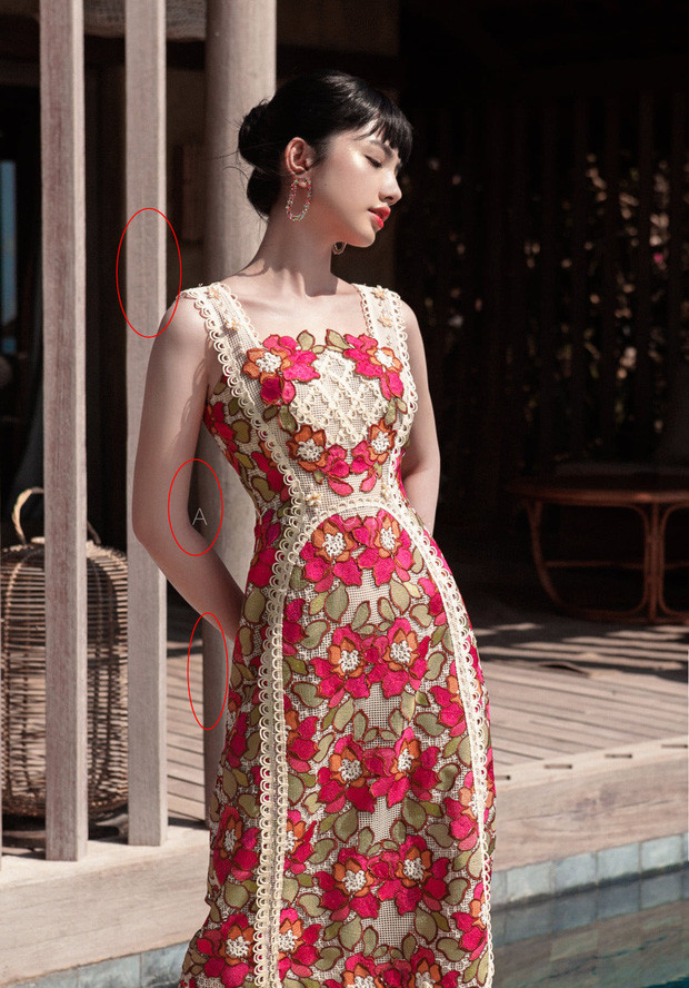 Nghĩa là Cẩm Đan trong từng bức ảnh đôi khi vẫn sẽ phải bóp chỗ này một chút, nắn chỗ kia một chút thì mới dám share hình lên mạng.