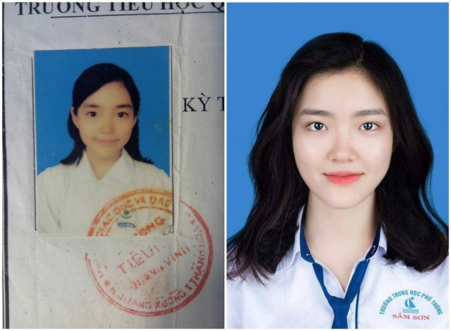 Mới đây, trên MXH xuất hiện một cô gái được mọi người gọi là “hot girl ảnh thẻ” nhờ những bức ảnh thẻ cực xinh xắn từ khi còn bé đến khi đã là thiếu nữ. Chủ nhân của bức ảnh này là Hà Thu Nguyệt, học sinh lớp 12 trường THPT Sầm Sơn (Thanh Hoá).