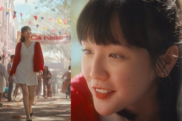 Dù gia nhập vào công ty chưa lâu thế nhưng Hải Tú luôn được đặc cách song hành cùng Sơn Tùng M-TP từ trong MV ra đời thực.