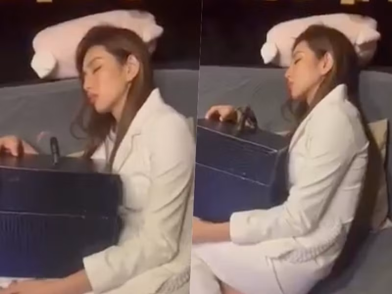 Là nàng hậu danh giá và được nhiều người săn đón, Miss Grand International 2021 (MGI) - Thùy Tiên cũng luôn phải tất bật với các hoạt động và những lịch trình di chuyển dày đặc. Chính vì vậy, nàng hậu cũng có nhiều khoảnh khắc mệt mỏi và phải ngủ gật trước ống kính máy quay.