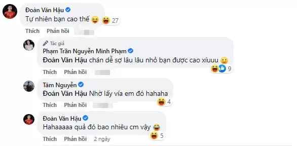 Cũng chính vì điều này mà Joyce Phạm đã bị Đoàn Văn Hậu vào bóc phốt: "Tự nhiên bạn cao thế". Đáp lại, ái nữ Minh Nhựa trách nhẹ nam cầu thủ: "Chán dễ sợ, lâu lâu nhỏ bạn được cao xíu".