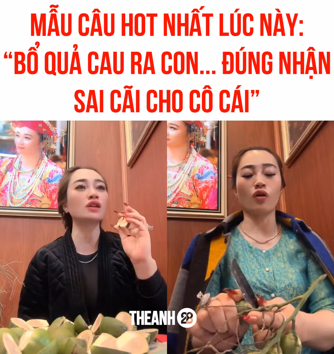 Câu nói nổi bật nhất thường được cô nhắc đi nhắc lại sau khi nêu gia cảnh hay chuyện quá khứ của khách hàng là "đúng nhận sai cãi", “đúng nhận sai cãi cho tôi”, ý là nếu thấy cô phán đúng thì nhận, thấy sai thì phải phản hồi ngay.
