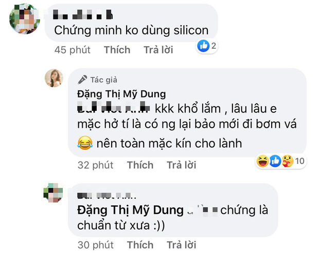 Đáng chú ý, trong khi người hâm mộ rần rần mong Midu chăm khoe body thì nữ diễn viên lại thẳng thắn tiết lộ lí do quyết kín bưng suốt thời gian qua. Midu bật mí: "Khổ lắm, lâu lâu mặc hở tí là có người lại bảo mới đi bơm vá. Nên thôi mặc kín cho lành".
