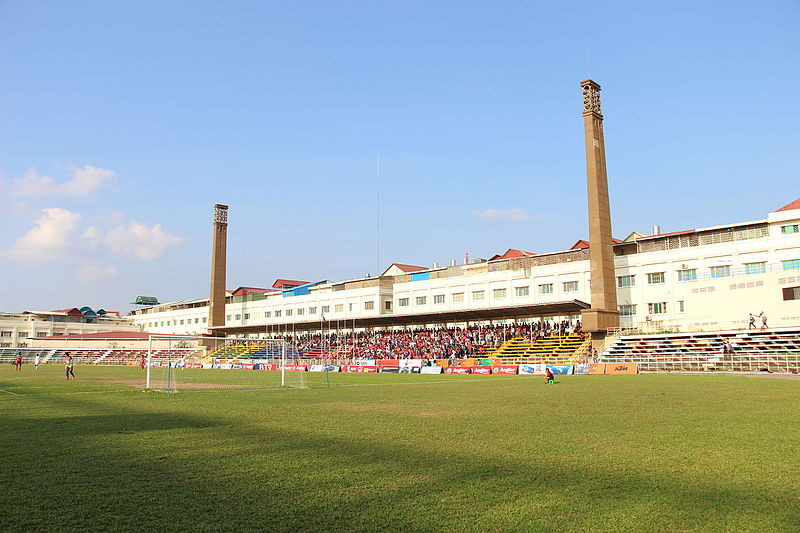 Trong quá khứ, đội tuyển quốc gia Campuchia có 4 lần thi đấu quốc tế tại sân vận động này, trong đó có 3 lần vào năm 2001 và 1 lần vào năm 2015.