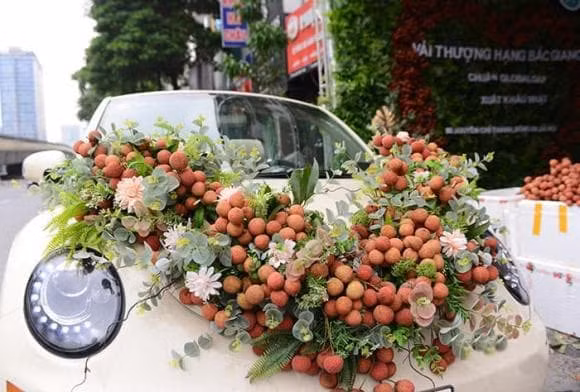 Cách đây chưa lâu, cư dân mạng không ngừng chia sẻ hình ảnh một chiếc xe hoa được trang trí bằng hoa quả khiến nhiều người không khỏi thích thú.