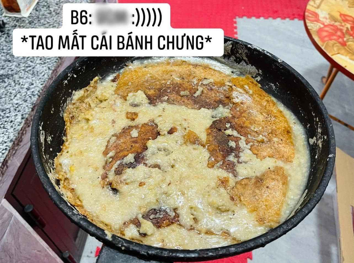 Bên cạnh đó, dưới bài đăng, một số người dùng mạng xã hội còn tranh thủ “khoe” thành quả của mình sau khi thành công “đu trend” rán bánh chưng bằng nước lọc.