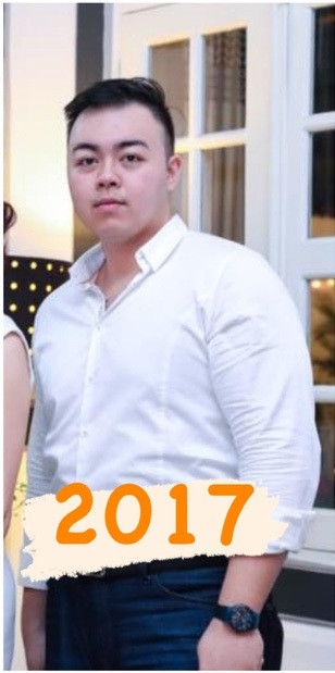 Theo những bức ảnh được Hoàng Việt đăng tải, từ năm 2014 - 2017, rich kid sở hữu ngoại hình có phần thừa cân, hoàn toàn khác với bây giờ.