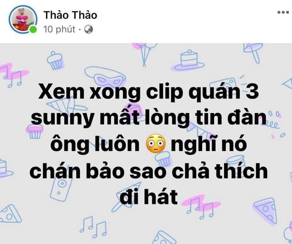 Ngay sau clip bar karaoke Sunny Vĩnh Phúc lên sóng, dân mạng đã truyền tay nhau và để lại không ít bình luận và đa phần đều tỏ thái độ phẫn nộ vì thứ dịch vụ ở đây không hợp với thuần phong mỹ tục.