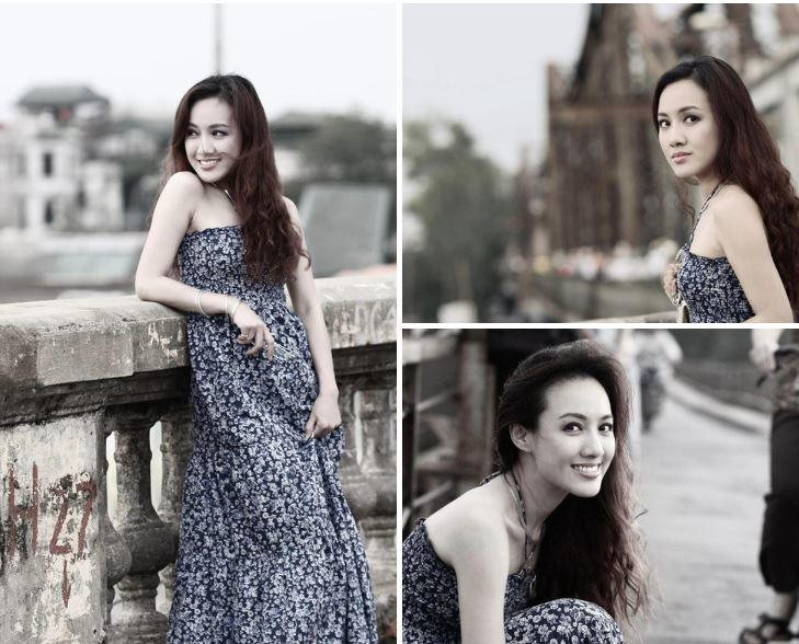 Mới đây, khi khoe bộ ảnh chụp ở một cây cầu lịch sử của Hà Nội, nữ MC đã có tâm sự về gốc gác của mình. BTV Hoài Anh là người con của cả hai miền.