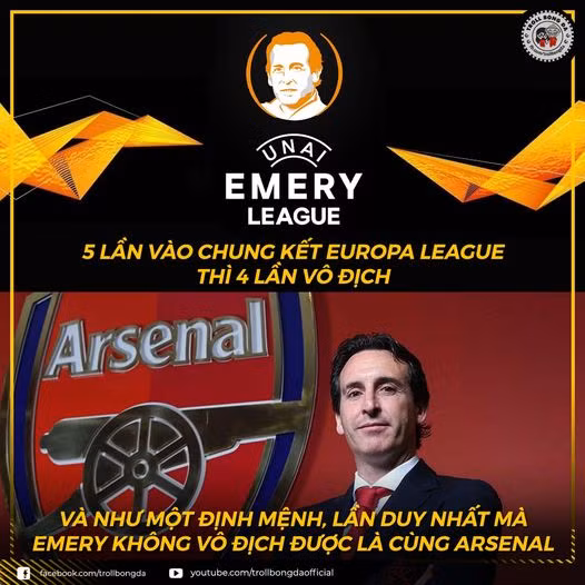 Còn với Unai Emery đây là danh hiệu Europa League thứ 4 của ông. 3 lần với Sevilla và 1 lần với Villarreal.