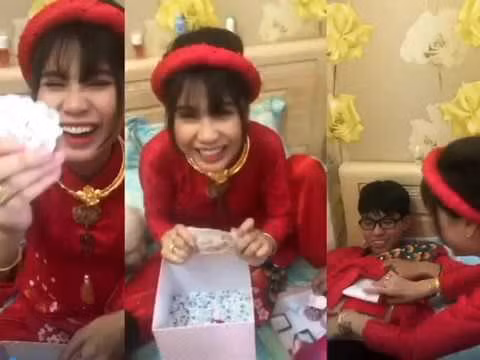 Để khẳng định chắc chắn, hai vợ chồng Phương Thảo còn nhờ người thân xem giúp, thậm chí mang ra tiệm vàng nhờ kiểm định để không nghi oan cho khách mời.