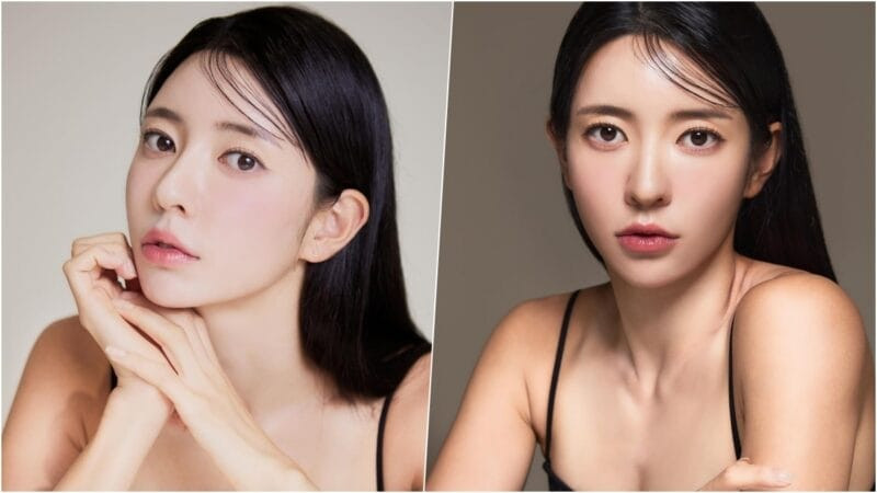 Kim Ji Eun cao 1,67m, sở hữu khuôn mặt thon gọn, làn da trắng và đôi mắt to.