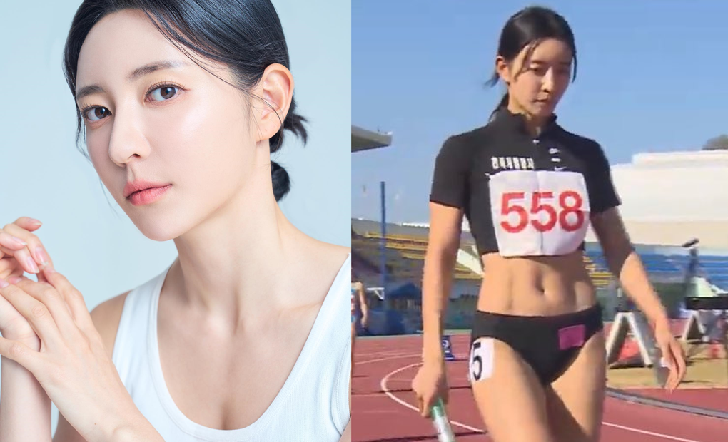 Kim Ji Eun là nữ VĐV chuyên chạy 400m vượt rào nổi tiếng ở xứ kim chi.