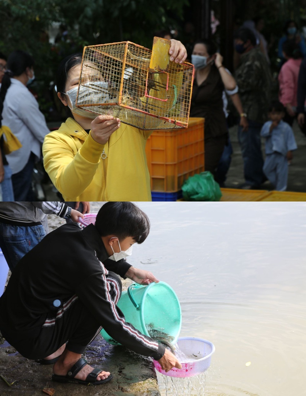 Bên cạnh đó, việc phóng sinh hành thiện cũng được thực hiện trong các dịp lễ đặc biệt như cúng ông Công ông Táo,...