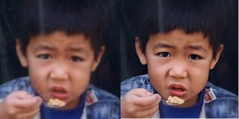 Những bức ảnh cũ lâu năm ố vàng, bị nhòe hoặc hỏng gần hết phải bỏ xó, nay có thể phục chế lại gần như mới, khiến bao người xúc động khi kỉ niệm tuổi thơ ùa về qua các tấm hình đen trắng.