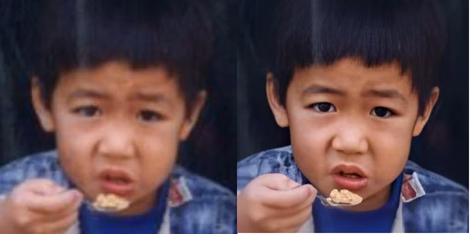 Những bức ảnh cũ lâu năm ố vàng, bị nhòe hoặc hỏng gần hết phải bỏ xó, nay có thể phục chế lại gần như mới, khiến bao người xúc động khi kỉ niệm tuổi thơ ùa về qua các tấm hình đen trắng.